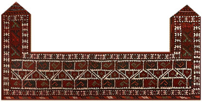 Afghan Saddle Bag - 1.20 x 0.30