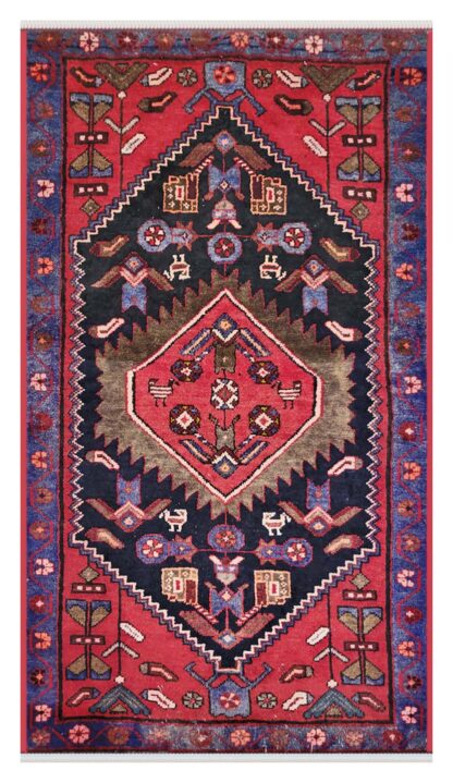 Persian Hamedan Village Rug - 1.35 x 0.75
