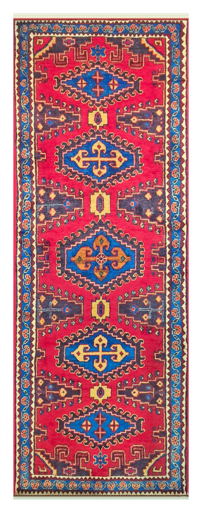 Persian Hamedan Village Rug - 3.10 x 1.12