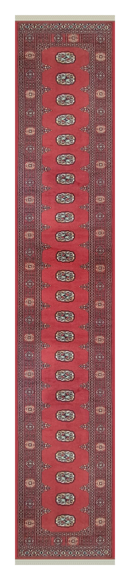Pakistan IMP Wool Bokhara - 4.33 x 0.79